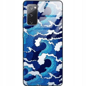 Etui Glass do SAMSUNG S20 FE Wakacje Kwiaty Wzory