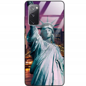 Etui Glass Do SAMSUNG S20 LITE Podróże Świat Wzory
