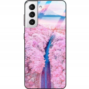 Etui Glass Do SAMSUNG S21 PLUS Modne Słodkie Wzory