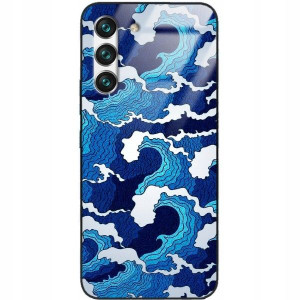 Etui Glass do SAMSUNG S22 Wakacyjne Kwiatowe Wzory