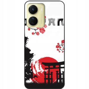 Etui Glass do VIVO Y16 4G Japan Style Anime Wzory
