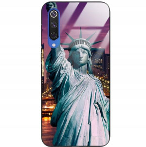 Etui Glass Do XIAOMI Mi 9SE Podróże Świat Wzory