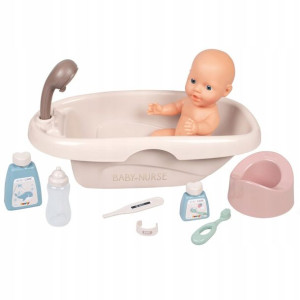 Smoby Baby Nurse Zestaw Do Kąpieli Dla Lalek Wanna