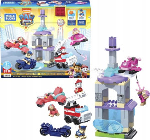 Klocki Mega Bloks Psi Patrol Zestaw Pojazdy+baza