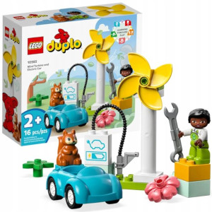 Lego Duplo Turbina Wiatrowa I Samochód Elektryczny
