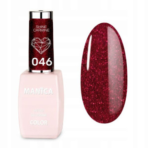 Manica Lakier hybrydowy - Shine Carmine 046 - 10ml