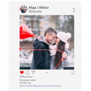 Ramka Instagram Magnes Walentynki Kobieta Mama Y2