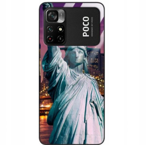 Etui Glass Do XIAOMI POCO M4 PRO 5G Podróże Wzory