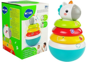 Wańka Wstańka Kolorowy Jednorożec 17 cm