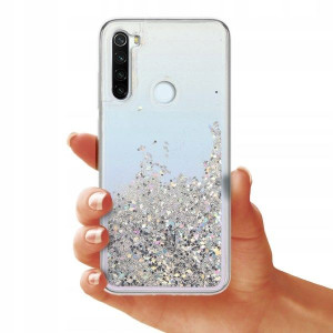 Etui Liquid Sparkle Do Xiaomi Redmi Note 8t Srebrn
