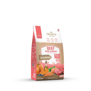 POKUSA Wołowina z  łososiem puppy 3kg PREMIUM SELECTION