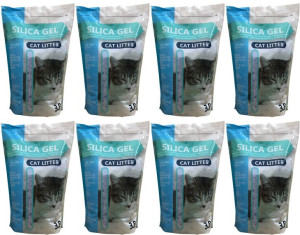 Żwirek silikonowy dla kota SILICA GEL 8x3,8L