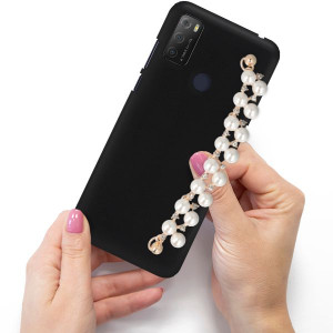 Etui Mat Blink do ALCATEL 3L 2021 Perły Łańcuszek