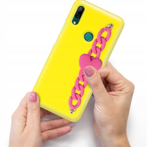 Etui Mat Blink do HUAWEI P SMART Z Malinowe Serce