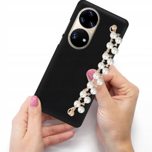 Etui Mat Blink do HUAWEI P50 PRO Perłowy Łańcuszek