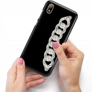Etui Mat Blink Do HUAWEI Y5 2019 Srebrny Łańcuszek