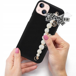 Etui Mat Blink Do IPHONE 13 Łańcuszek z Kokardką