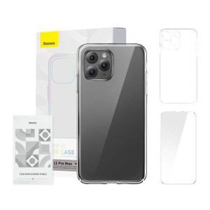 Etui Baseus Crystal Series Clear Apple iPhone 11 Pro Max (przeźroczyste) +