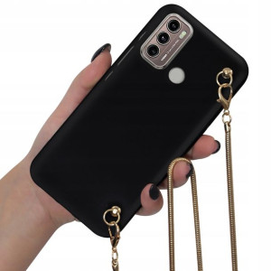 Etui Mat Blink do MOTOROLA G40 FUSION Łańcuszek