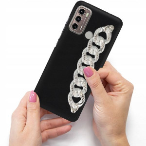 Etui Mat Blink Do MOTOROLA G60 4G Case Łańcuszek