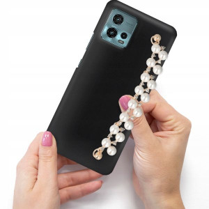 Etui Mat Blink do MOTOROLA G72 Perłowy Łańcuszek