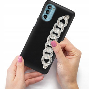Etui Mat Blink Do MOTOROLA MOTO G52 Case Łańcuszek