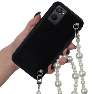 Etui Mat Blink do OPPO A96 4G Case Łańcuszek Perły