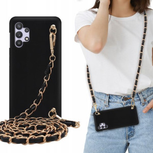 Etui Mat Blink do SAMSUNG A32 4G Case Łańcuszek