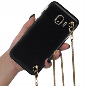 Etui Mat Blink do SAMSUNG J4 2018 Złoty Łańcuszek
