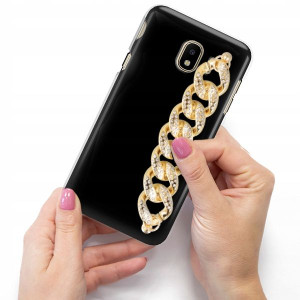 Etui Mat Blink Do SAMSUNG J4 2018 Złoty Łańcuszek