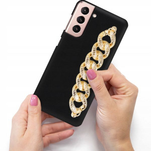 Etui Mat Blink Do SAMSUNG S30 Case Złoty Łańcuszek