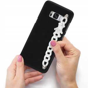 Etui Mat Blink do SAMSUNG S8 Obudowa Łańcuszek Miś