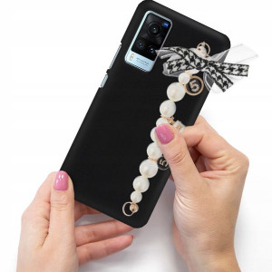 Etui Mat Blink Do VIVO X60 Łańcuszek z Kokardką