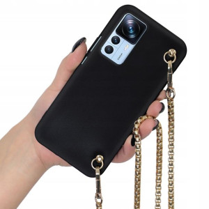 Etui Mat Blink do XIAOMI 12t Długi Złoty Łańcuszek