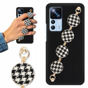 Etui Mat Blink do XIAOMI 12T PRO Łańcuszek Pepitka