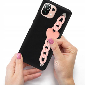 Etui Mat Blink Do XIAOMI MI 11 LITE 4G Róż Serce