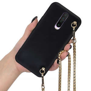 Etui Mat Blink do XIAOMI REDMI K30 Złoty Łańcuszek