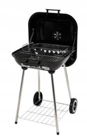 Grill Ogrodowy Z Pokrywą, Ruszt 40*45cm. Lund