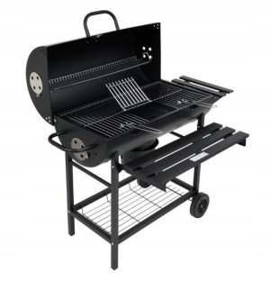 Grill Ogrodowy Z Pokrywą, Ruszt 71cm. Lund