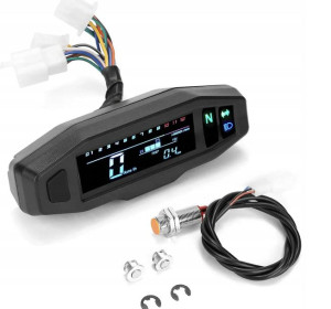 Prędkościomierz Do Motora Motocyklowy Lcd Mini