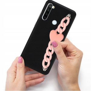 Etui Mat Blink Do XIAOMI REDMI NOTE 8T Róż Serce