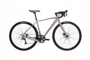 Rower gravel Kross Esker 1.0 rama 21 cali 28 szary