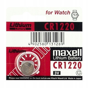Bateria litowa MAXELL CR1220 3V 1220 36 mAh JAPOŃSKA 1 SZTUKA