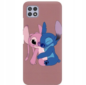 Etui Mat Ciemny Róż do SAMSUNG A22 5G Bajki Wzory