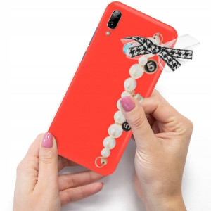 Etui Mat Czerwone Blink HUAWEI P SMART 2019 Uchwyt