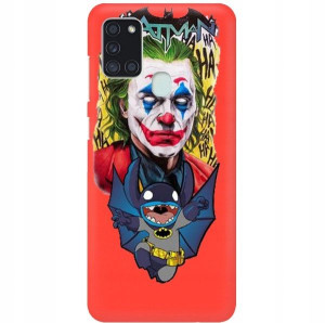 Etui Mat Czerwone do SAMSUNG A21s Filmowe Wzory