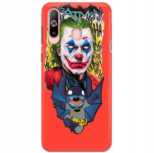 Etui Mat Czerwone do SAMSUNG A60 Filmowe Top Wzory