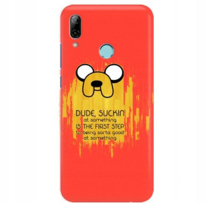 Etui Mat Czerwony do HUAWEI HONOR 10 LITE Wzory