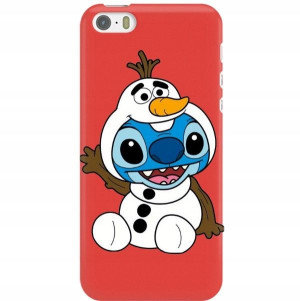 Etui Mat Czerwony do IPHONE 5G Kreskówki Top Wzory