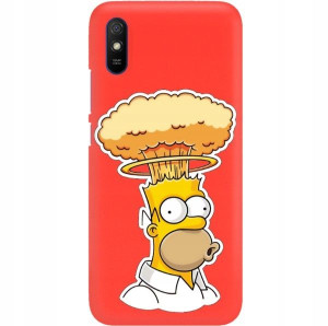 Etui Mat Czerwony do XIAOMI REDMI 9AT Memy Wzory